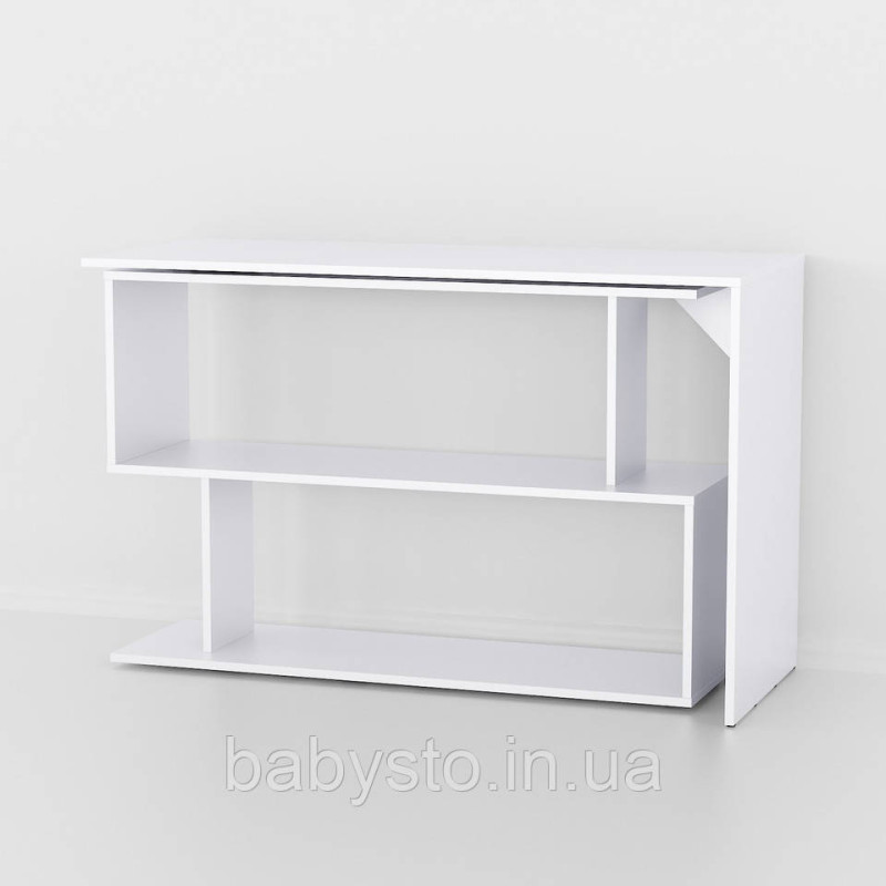 Стіл комп'ютерний кутовий Forte Alma 1200x770x500 Білий