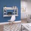 Стіл комп'ютерний навісний Forte Astrid 1100x750x485 Білий