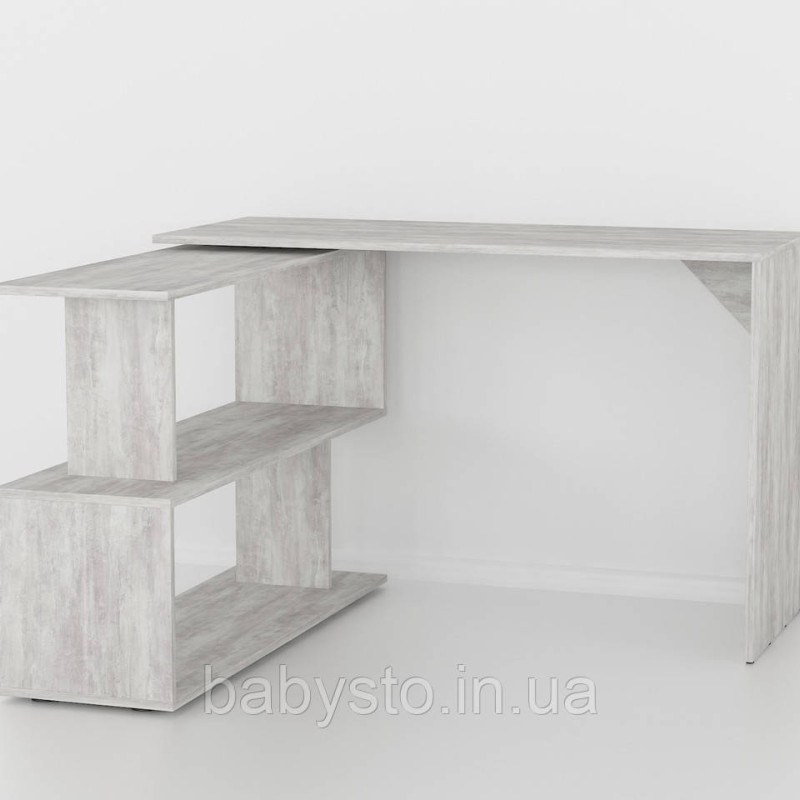 Стіл комп'ютерний кутовий Forte Alma 1200x770x500 Бетон