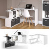 Стіл комп'ютерний кутовий Forte Alma 1200x770x500 Бетон