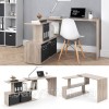 Стіл комп'ютерний кутовий Forte Alma 1200x770x500 Дуб сонома