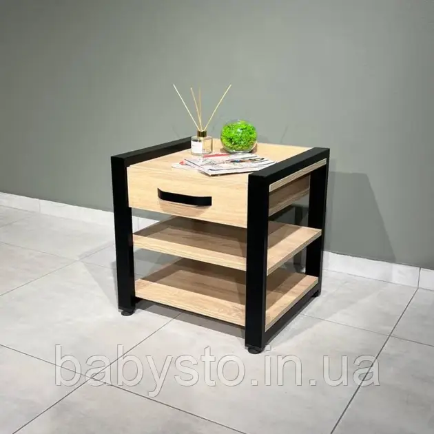 Тумба приліжкова RoMax Loft Дуб Сонома