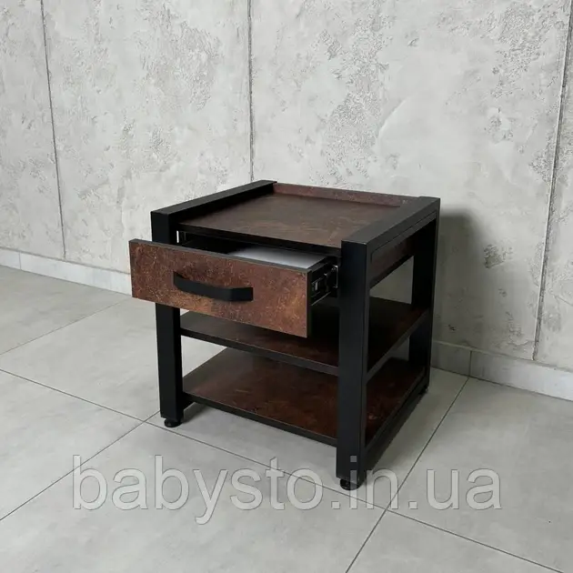 Тумба приліжкова RoMax Loft Оксид