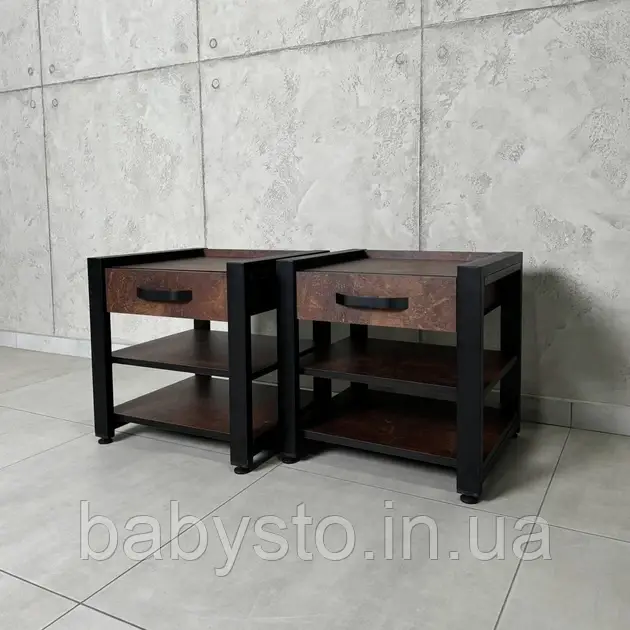 Тумба приліжкова RoMax Loft Оксид