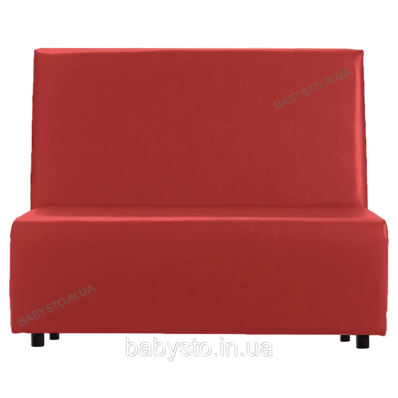 Офісний диван AVVS для очікування/приймальної 85x100 см червоний