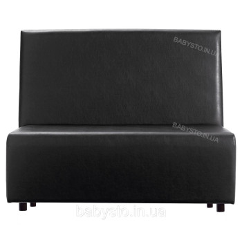 Офісний диван AVVS для очікування/приймальної 85x120 см чорний