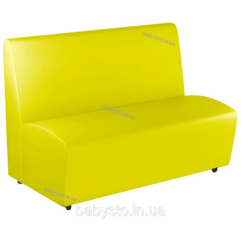 Офісний диван AVVS для очікування/приймальної 85x200 см жовтий
