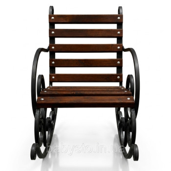 Крісло-гойдалка AVVS tech 0.5 м Вільха Темний дуб